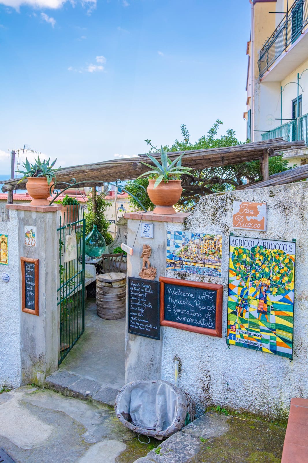 Lemon Tour on the PATH OF LEMONS with tasting - AGRICOLA RUOCCO'S