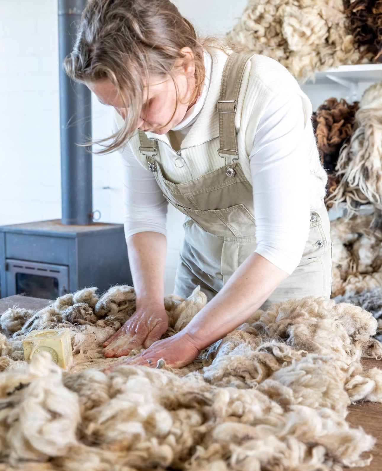 Felting Workshop: From Raw Wool to Felted Fleece